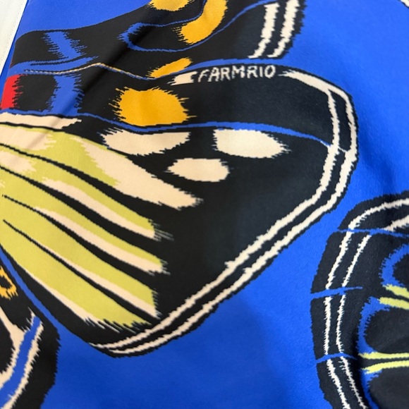 Adidas X Farm Rio Butterfly Print Shorts Sz L - Picture 3 of 5